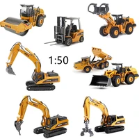 sale simulation puzzle alloy engineering collectionexquisite gift 150 excavator forklift transport car toy modelfree shipping