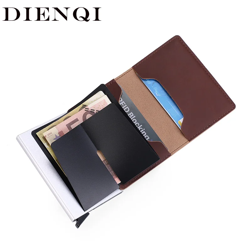 

Кошелек мужской, металлический, с Rfid-защитой, nfc