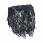 1-2 ярда, высококачественные петушиные перья, отделка бахромой, украшение сделай сам, перья фазана для изготовления ювелирных изделий, юбка для рукоделия плюма