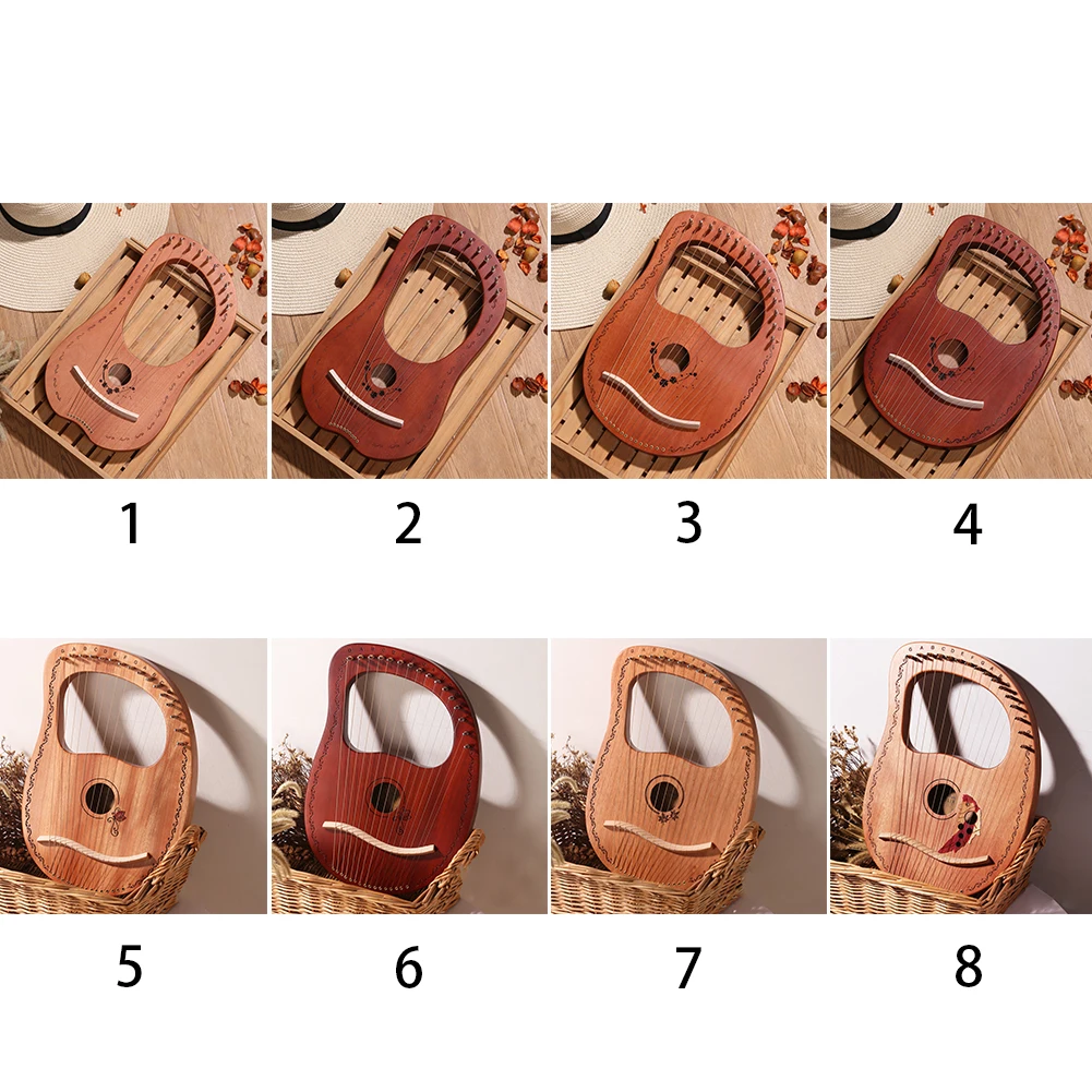 Музыкальный инструмент Lier арфа подарок портативный детский практика