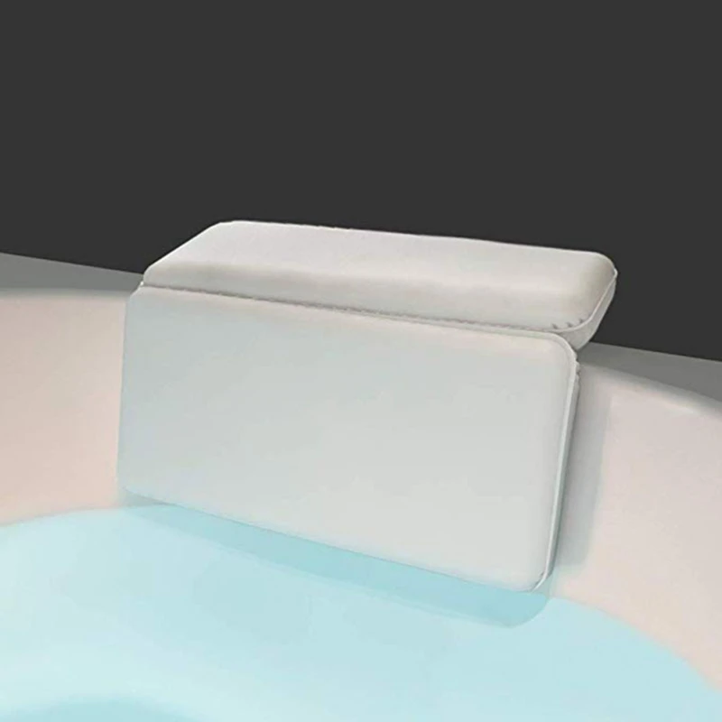 

SPA Bath Pillow Bathtub Headrest Soft Waterproof Bath Pillows With Suction Cups Easy To Clean Bathroom Accessories