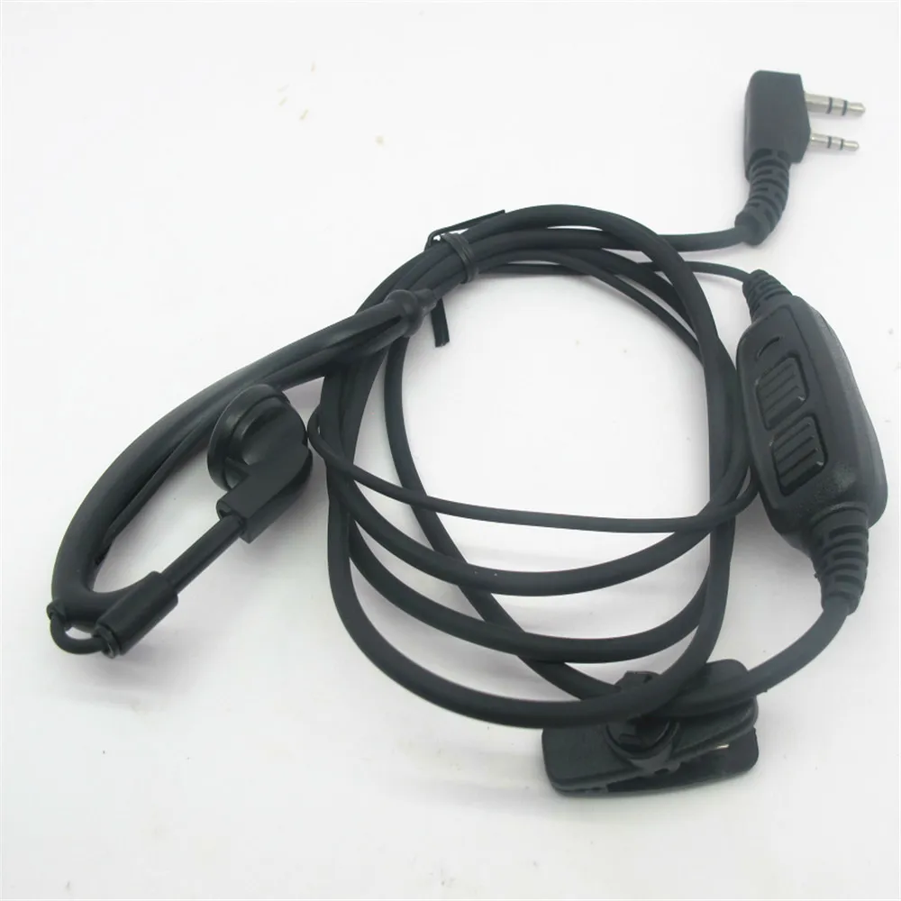 

Радиоприемник OPPXUN Nieuwe dual PTT zender oortelefoon для bao feng UV5R UV82 BF888S для kenwood 3207