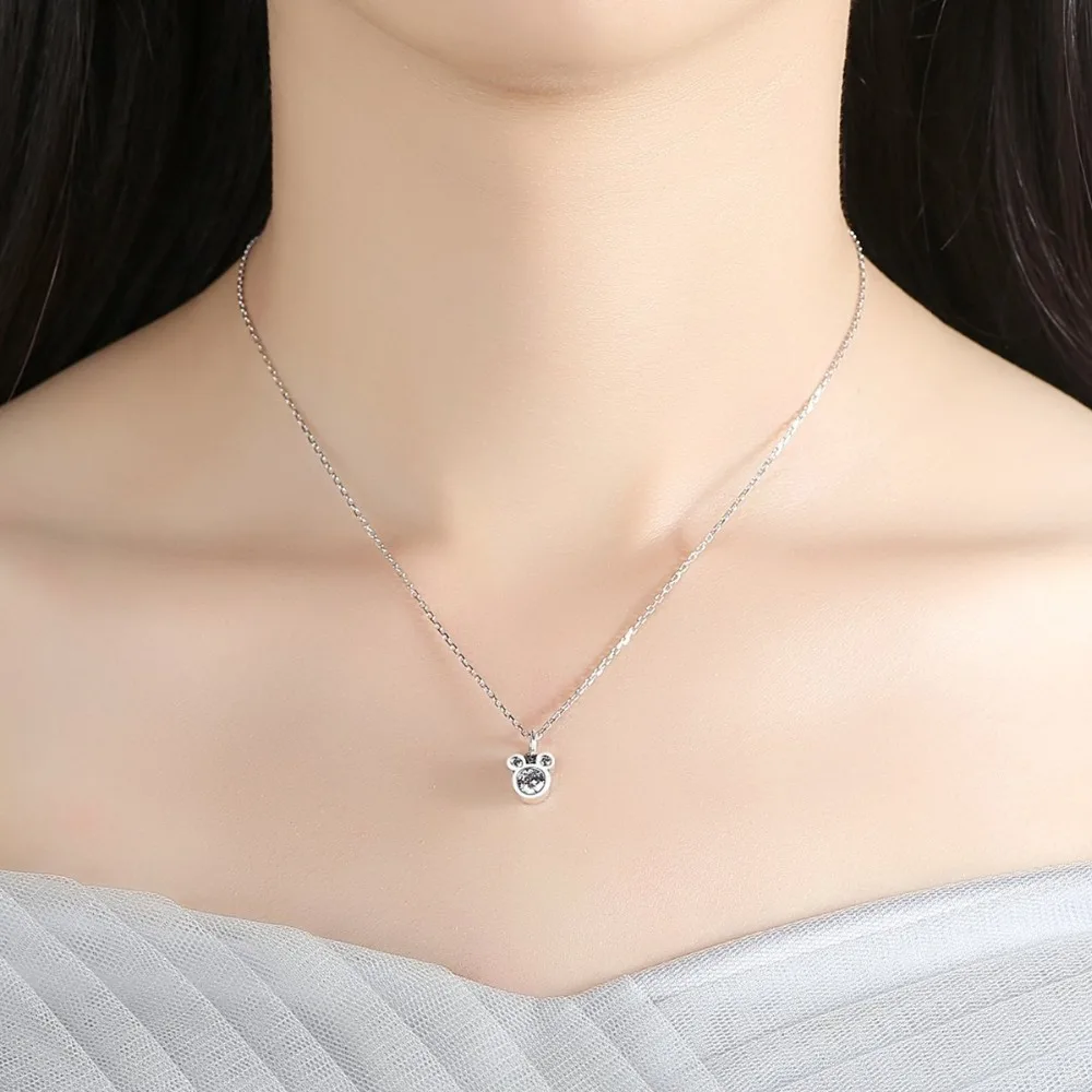 Дисней детская одежда с рисунком из мультфильмов Микки Маус Для женщин ожерелье