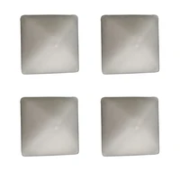 14mm natural white stone pitched roof molding for jewelry making accessories
