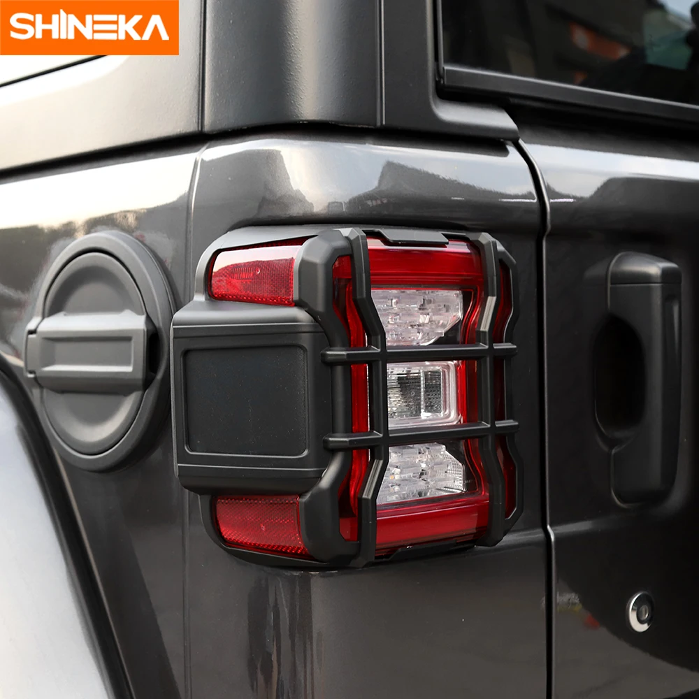 Колпаки для фар SHINEKA Jeep Wrangler JL задний фонарь автомобиля защитные аксессуары 2018