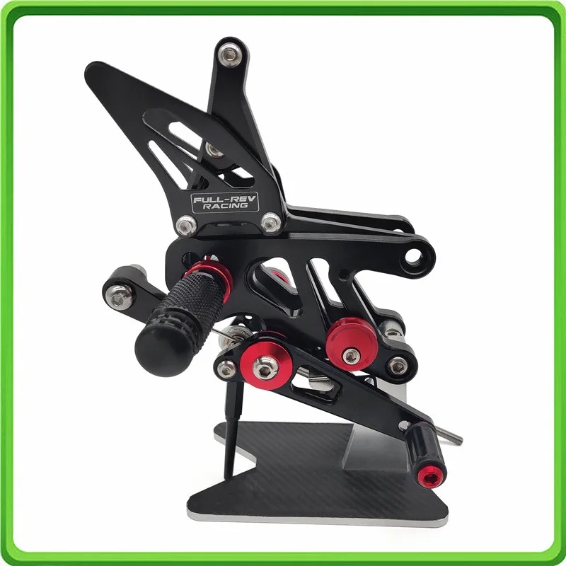 

Adjustable Rearsets Rear set Footrest Foot Rest Pegs Pedal fit for Aprilia RSV4(R/FACTORY) APRC ABS 2013 2014 2015 2016 Black