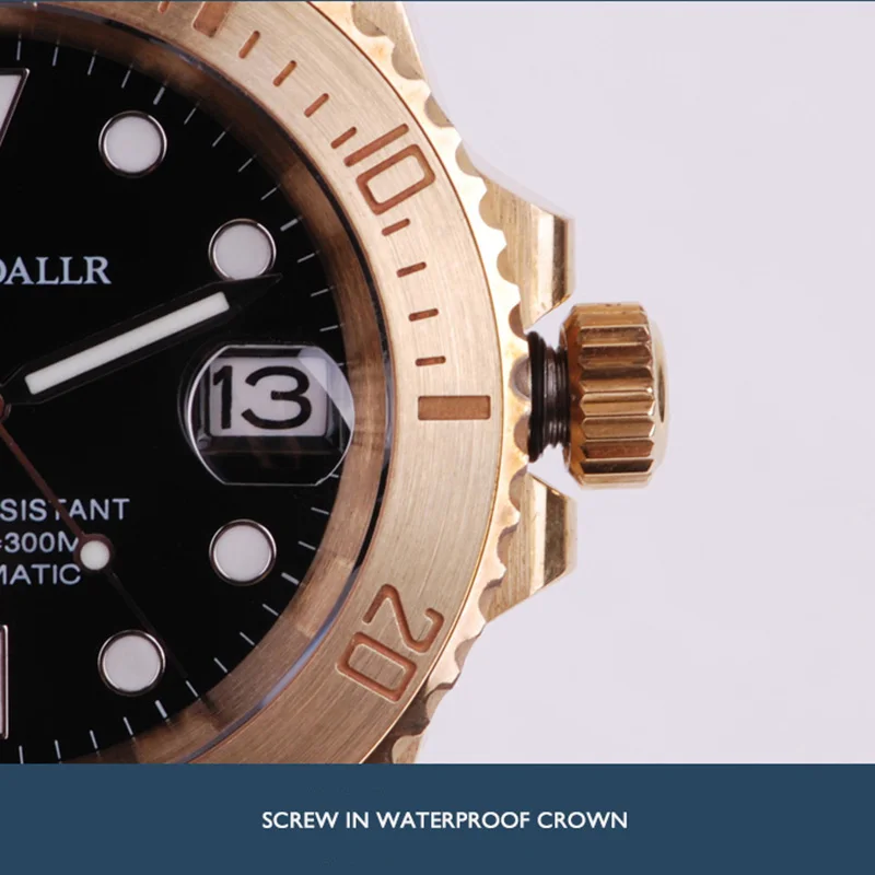 Для мужчин для дайвинга наручные часы мужские автоматические HEIMDALLR роскошные