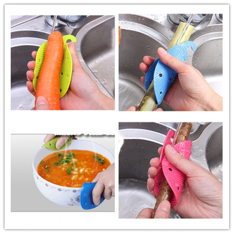 Многофункциональный фруктовый щетка для овощей кухонный инвентарь тонкой