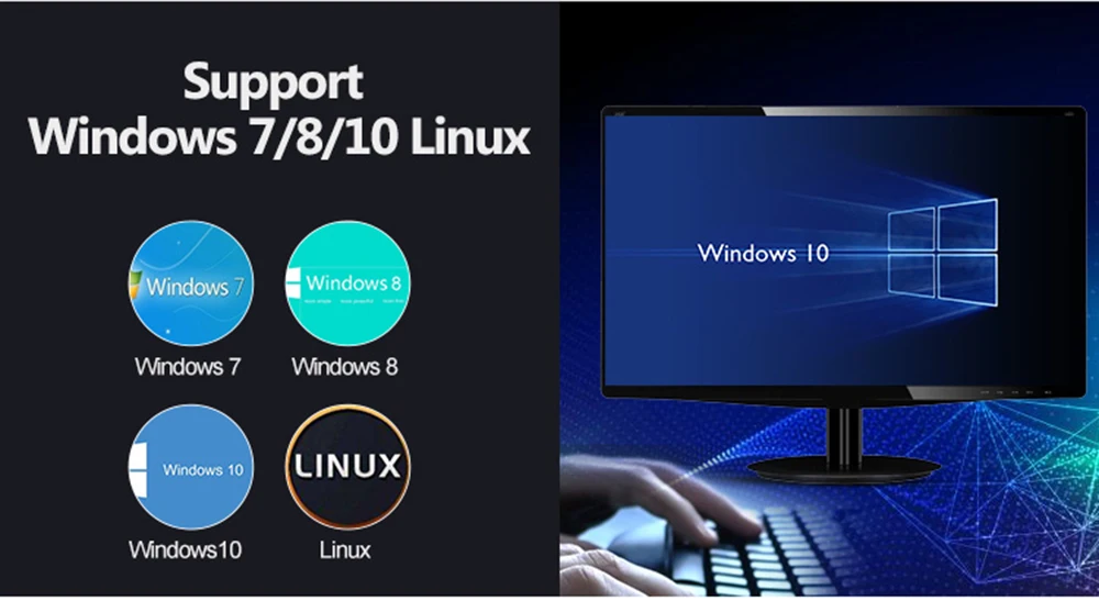 K400F8 AMD LX-420 четырехъядерный 2,0 ГГц мини-ПК с вентилятором Windows 10 DDR3 8G SSD 256G настольные компьютеры 1000Mbps LAN 8* USB HDMI офисный компьютер