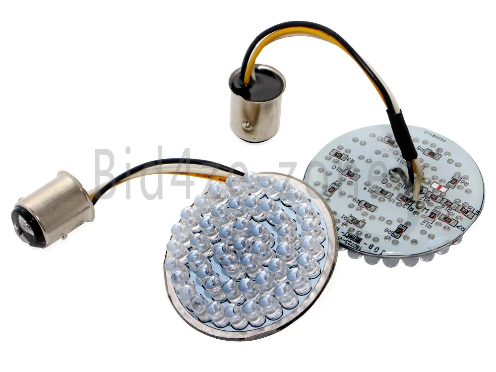 2 &quotдвойной Цвет желтый/красный светодиодный поворотник Кластерные лампы