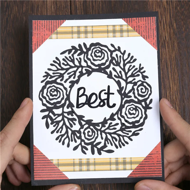 Eastshape цветочные круглые металлические режущие штампы для рукоделия скрапбукинга