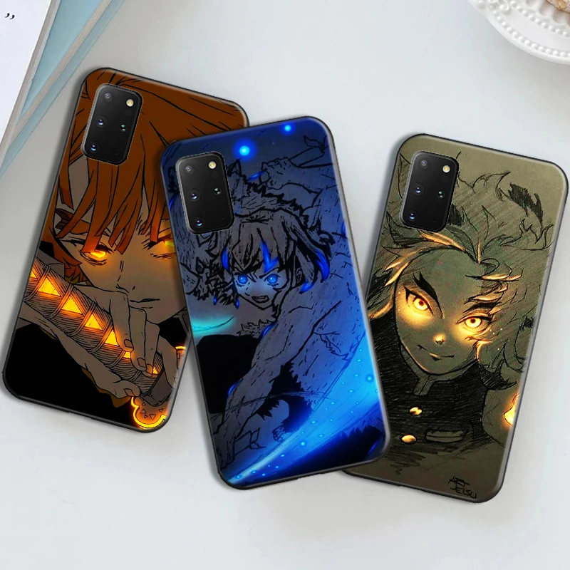 

Hot Anime Demon Slayer Phone Case For Samsung Galaxy A52 A72 4G 5G S8 S8 Plus S9 S9 Plus S10 Lite S20 FE Yaiba Soft TPU Fundas