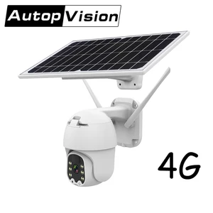 solar powered camera q5 4g sim card security outdoor camera surveillance monitoring intelligent cctv camera mobile phone control free global shipping