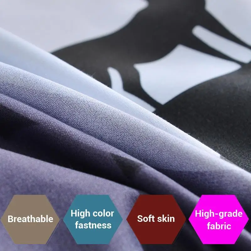 3-4Pcs/Set Bedding Set 25 Style Household Products Aloe Cotton Bed Leaves Animal Modern Sheet Pillowcase &amp Duvet Cover | Дом и сад