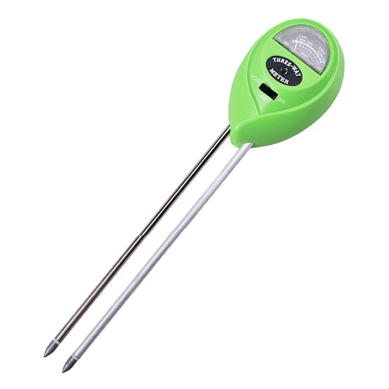 

Three-in-one Soil Detector Soil Humidity/Light/PH Value Detection Meter Soil Moisture Tester for Plant Vegetables Garden