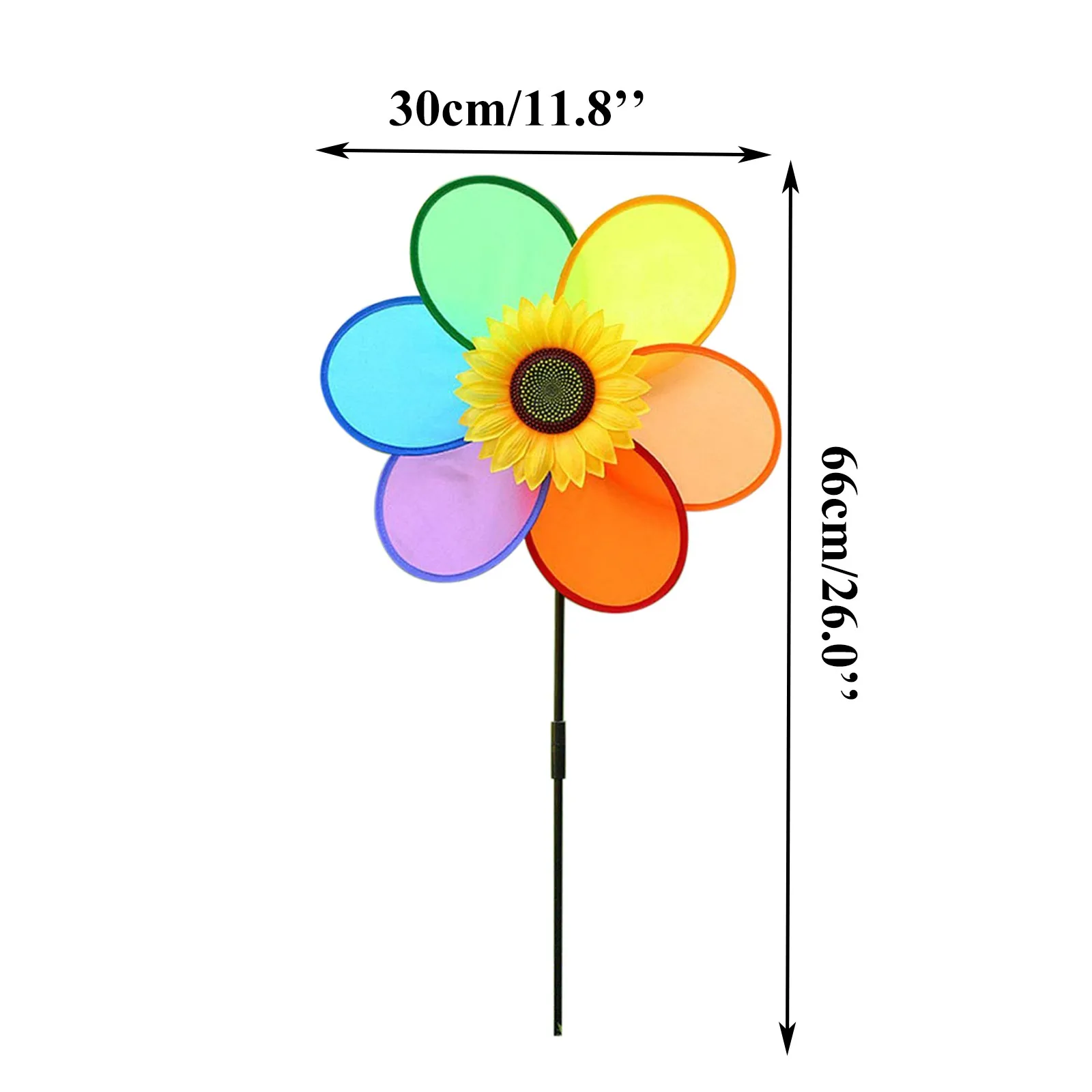 

Diy Multicolour Windmill Garden Lawn Wind Spinners Yard Garden Decor Outdoor Colorful Garden Decoration Outdoor Decor Stakes#864