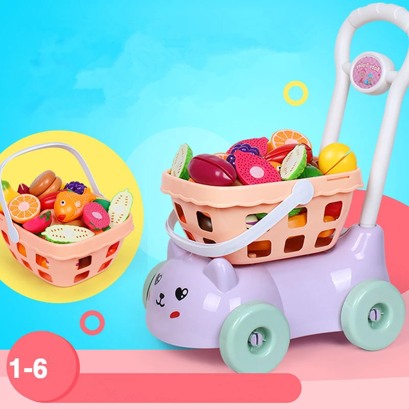 Детский игровой домик большого размера модель корзина для покупок игрушка