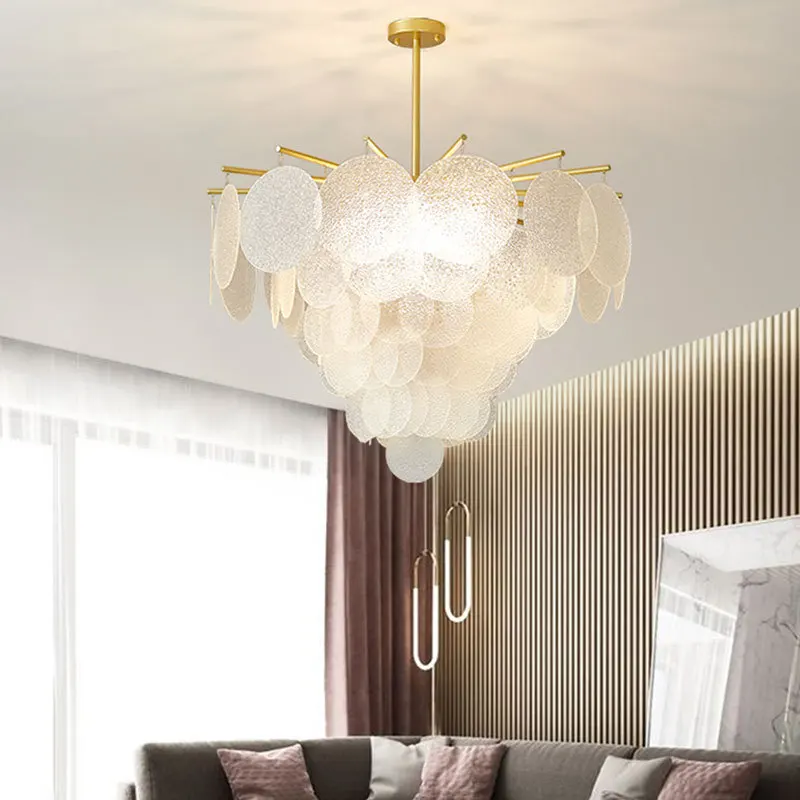 

Living room lamp modern simple atmosphere dining room bedroom lamp Nordic 2020 new light luxury net red bell Chandelier