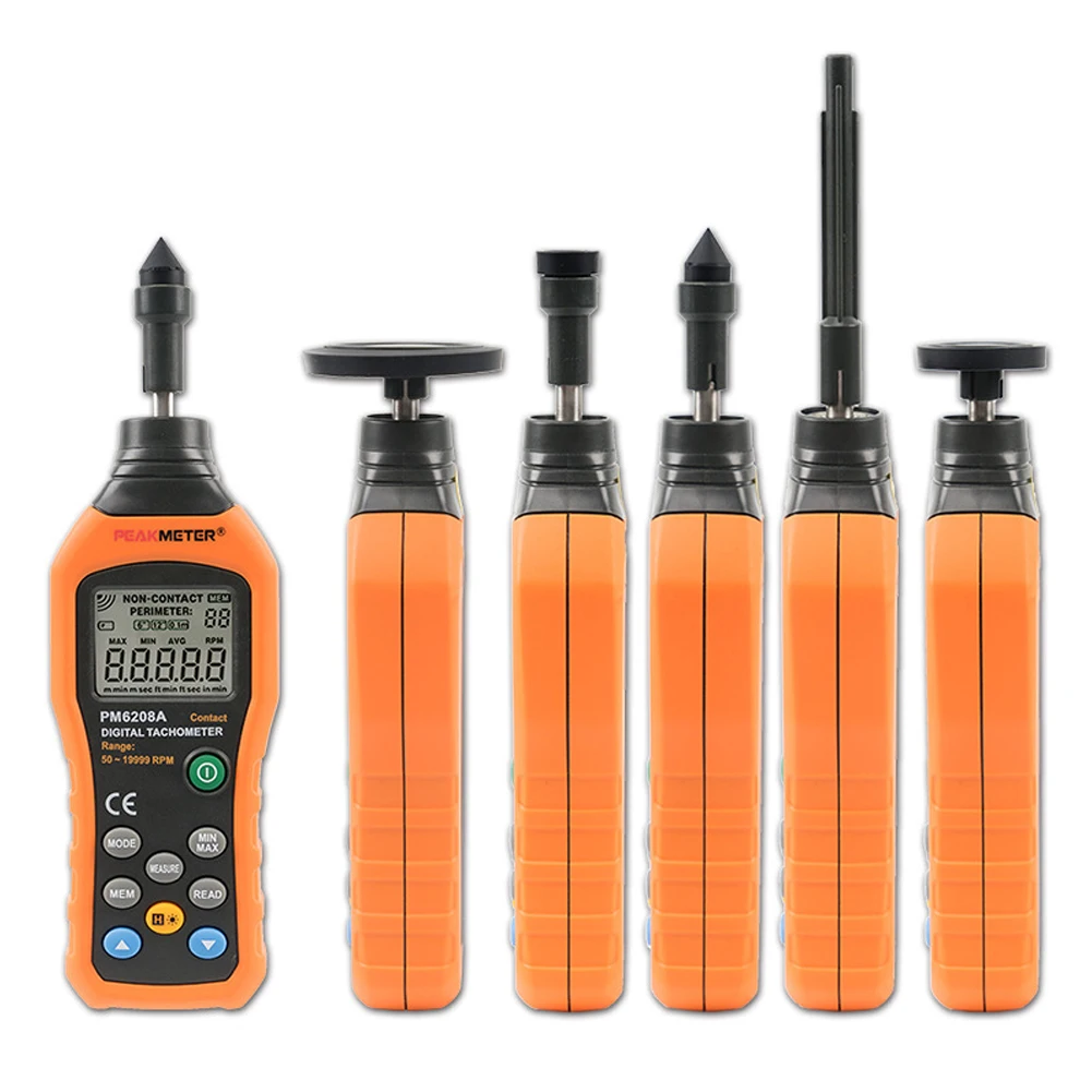 

Professional LCD Backlight Meter 50RPM-19999RPM Accurate Tester Data Storage Handheld Motor Speed Gauge Digital Tachometer Mini