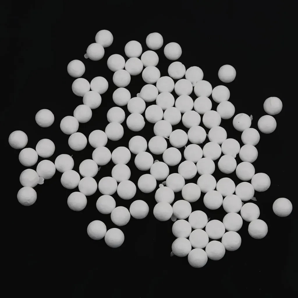 

100pcs White Modelling Craft Polystyrene Foam Balls 10mm~30mm for Xmas Gift Christmas Party Decoration Accessories