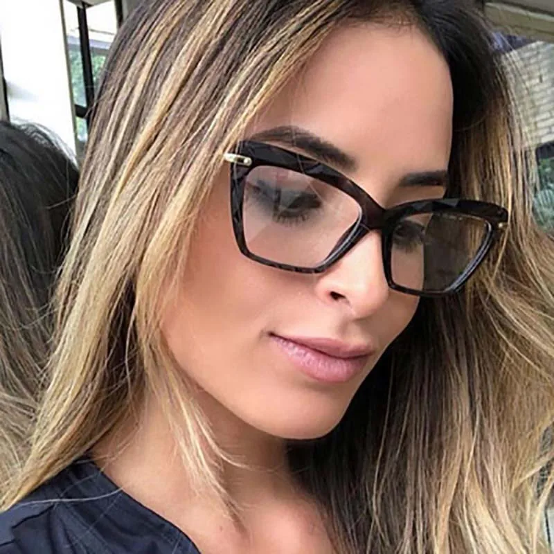 

2021 Women Fashion Metal Legs Brand Designer Eyeglasses Optical Acetate Rim Spectacles for Women vintage Eyewear Glasses Frame