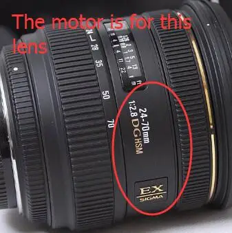 Б/у 24-70 F2.8 объектив ультразвуковой моторное кольцо для Sigma мм f/2 8 EX DG HSM запасная