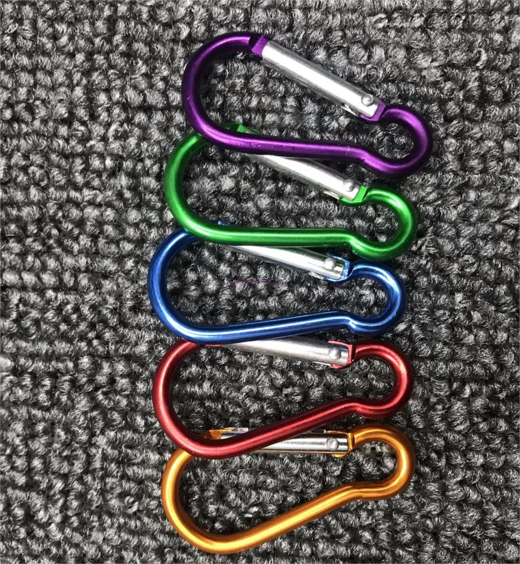 Изготовитель: DHL или FEDEX 5000 шт. NO.5 алюминиевый карабин зажим для брелока кемпинга