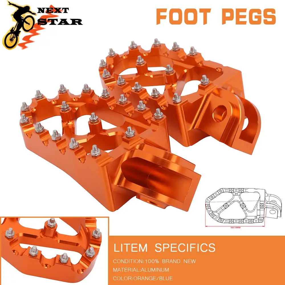 

Footrest Footpeg Foot Pegs For KTM SX SXS XC XCF EXC EXCF TC TE 65 85 ADVENTURE 660 690 990 1090 125 150 250 300 FC FE 350 501