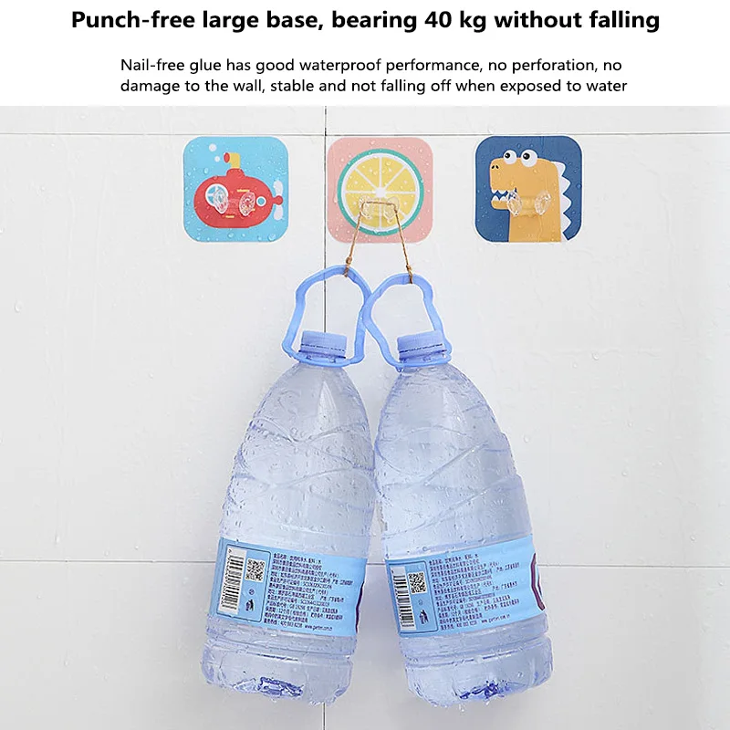 

Cartoon Animal Sticking Hook Strong Power Cord Socket Multi-Purpose Hook House Socket Hook Multifunctional Hanger Self-adhesive