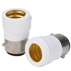 2 шт. адаптер лампы B15 держатель цоколя лампы байонет B15 к маленькому винту SES E14 адаптер лампы конвертер держатель 220 В