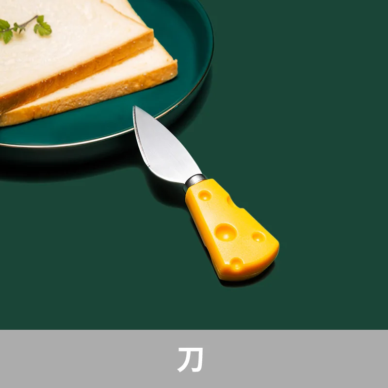 

Фруктовый сыр Ножи, столовая ложка, вилка, креативные милые западные столовые приборы масло тосты Джем-соус Ножи маленькая вилка