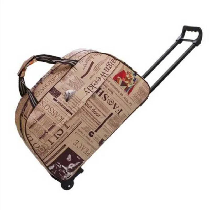 Travel Luggage Bags Wheeled Duffle Trolley Rolling Suitcase Women Men Traveler Large Capacit Carry On Short-Distance Accessories