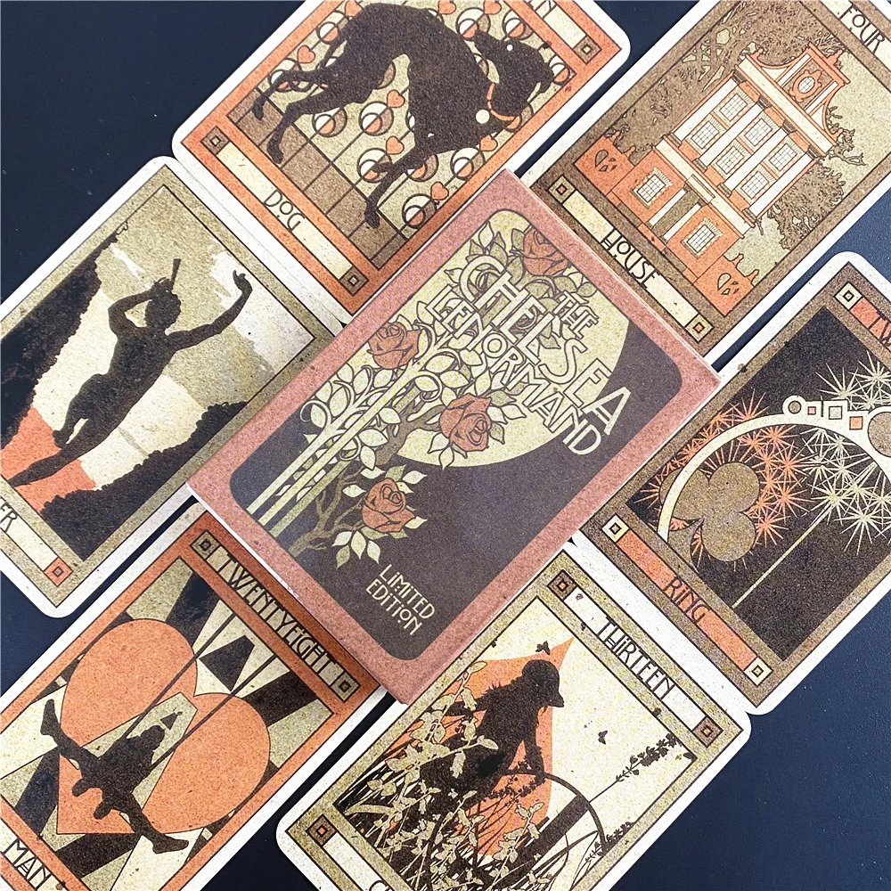 The Scrying Ink Lenormand-это палуба с 36 карманами для карт таро и карты Для Таро-карт - купить