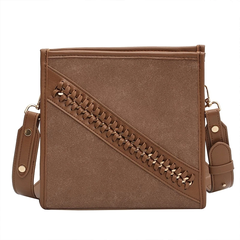 

Scrub Small PU Leather Crossbody Bags for Women 2021 Trending Branded Handbags Women's Shoulder Handbag and Purses