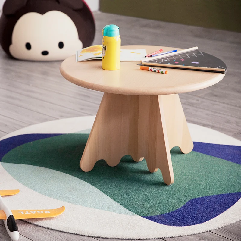 

Blackboard detachable teasing table splicing structure simple and durable children's game table round multi-functional home pain