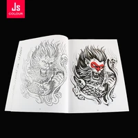 new tattoo book traditional fighting flash book monkey king samurai ancient general tattoo accessories supply free shipping