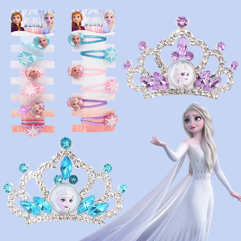 Disney Холодное сердце 2 Анна Эльза София Ариэль корона для девочек головной убор с