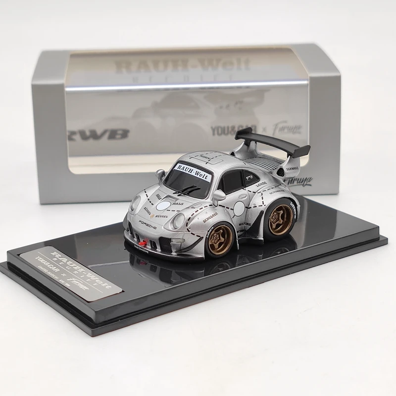 1/64 YOU &amp CAR x Furuya Q RWB RAUH-WELT BEGRIFF P ~~ sche модели коллекции Silver Limited Edition | Игрушки и хобби