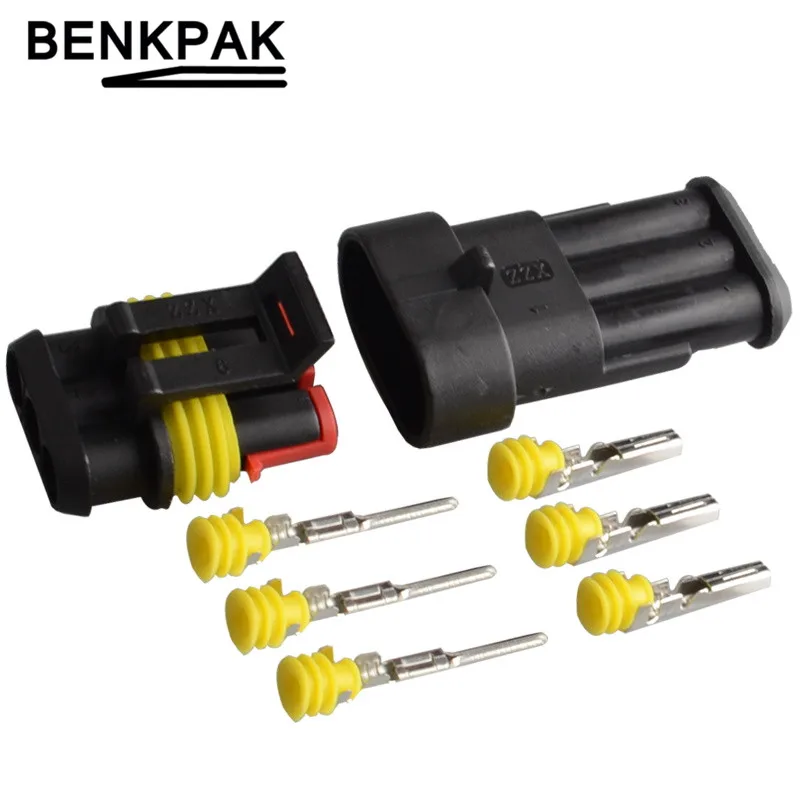 15 комплектов герметичные Водонепроницаемые электрические соединители для