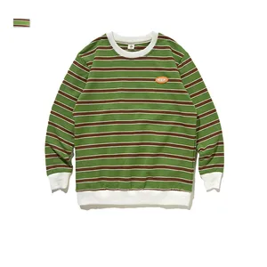 Пальто в полоску для мальчиков и девочек-подростков, осень-весна 2021, тонкое, с надписью, длинное, для детей старше 8 лет, удобная активная одежда