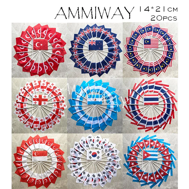 AMMIWAY 14х21 см 20 шт. Австрия newest Греция Литва Швейцария Мехико Португалия курдские