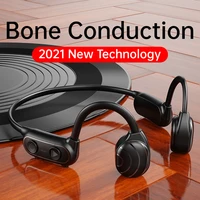 bone conduction headphones open ear wireless headsets bluetooth 5 0 outdoor running earphones with microphone for sony huawei