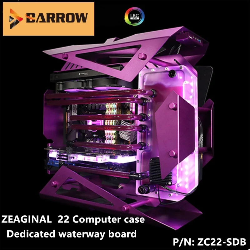 Barrow комплекты водяного охлаждения RGB водные платы для Zeaginal 22 чехол Intel CPU Water Block &amp