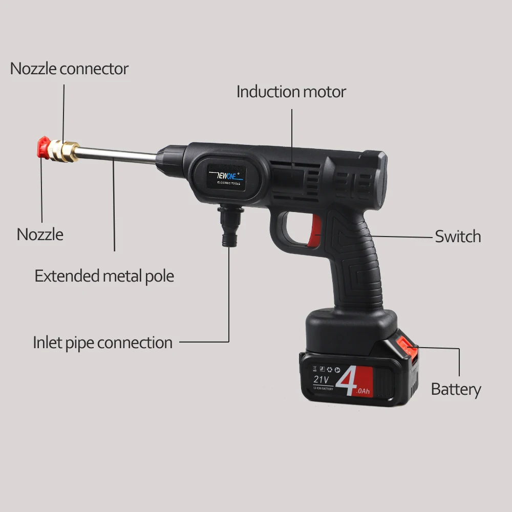 Продажа Мойка высокого давления для Makita, портативная беспроводная мойка 18 в, 20 в, 30 бар