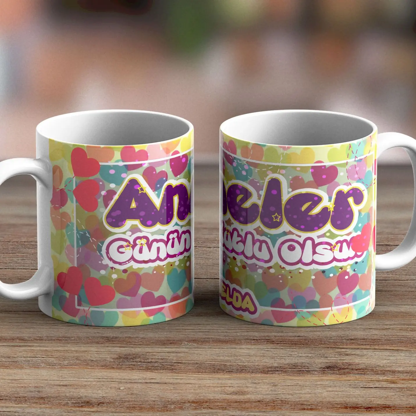 

Personalized Name Written 'S Day White Mug-46601