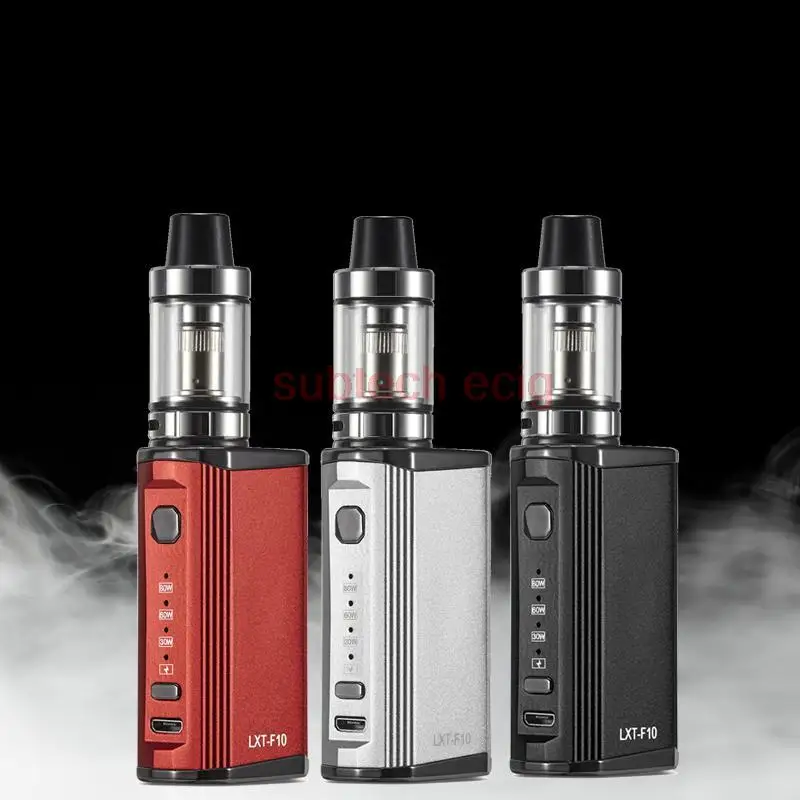 

E cigarette Kit F10 80W Vape Mods Eletronic Cigarette Starter Kits 2000mAh Battery Variable Voltage Vaporizer 2.5ml 510 Atomizer