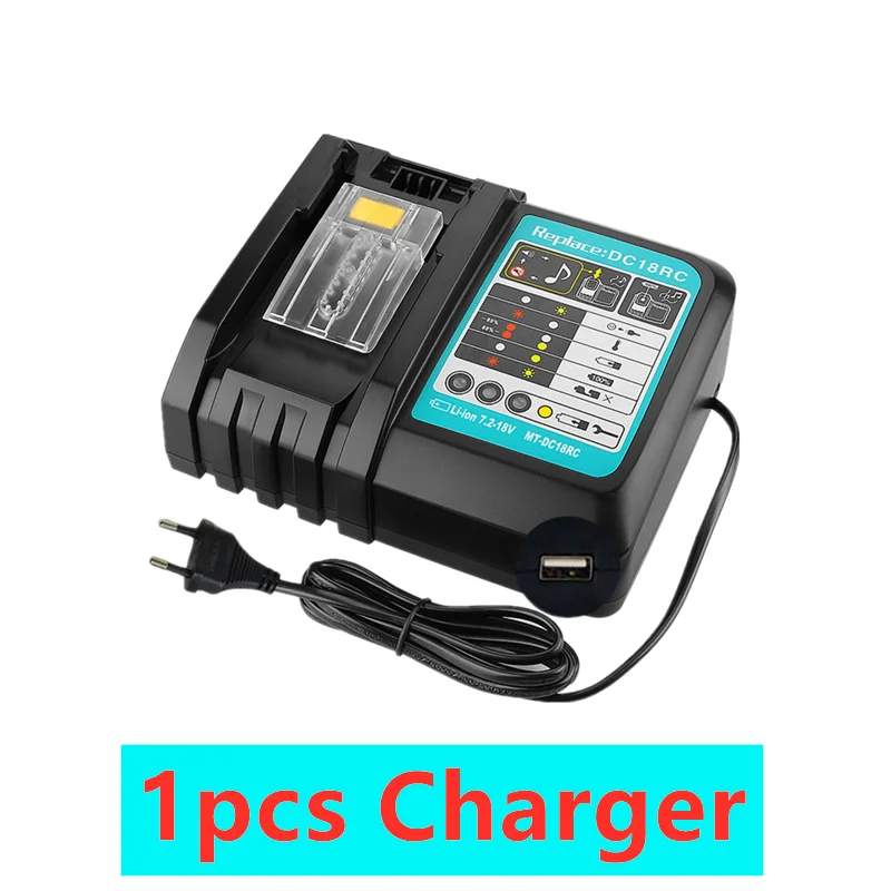 

2021 100% New BL1860 battery lithium ions 18 v battery 18 V 18000mah for Makita BL1840 BL1850 BL1830 BL1860B Lxt400 + charger CE