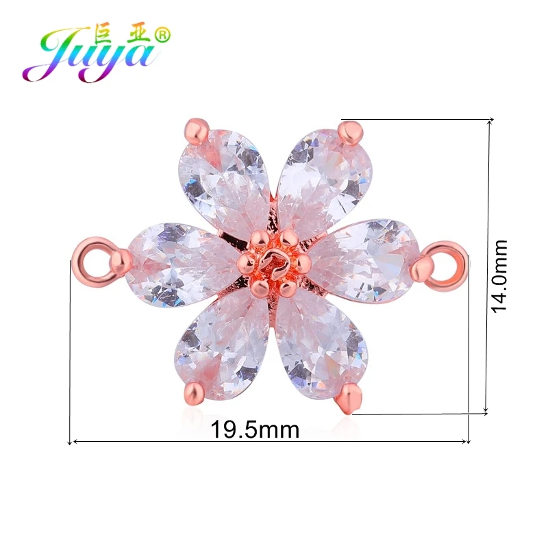 Rose Gold Juya, золото/серебро/розовое золото, китайский узел, дракон, цветок Хамса, соединитель, подвески для браслета ручной работы, серьги, аксессуары для изготовления - Цвет: Rose Gold