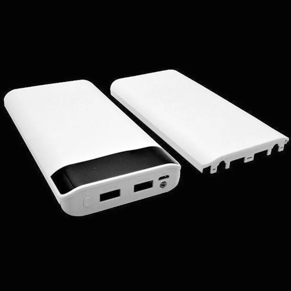 Чехол для аккумулятора Power Bank зарядное устройство 8*18650 с двумя USB портами