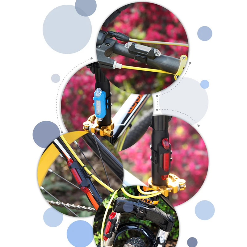 

USB Charge Bicycle Light Waterproof Bicycle Rear LED Light For Bike Cycling 4 Modes Light Bike Accessories Durable